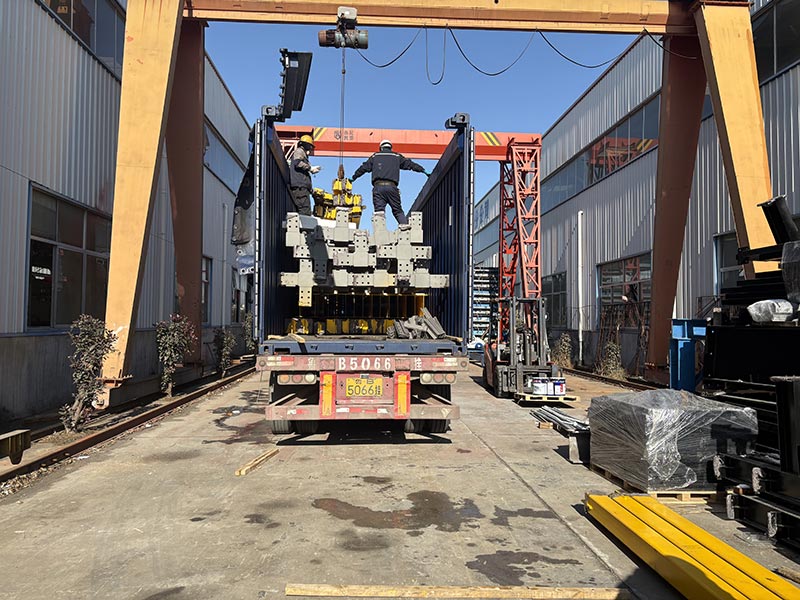 جزیرے کیمین کے لئے اپنی مرضی کے مطابق اسٹیل ڈھانچے کے گودام کی کھیپ کی خبر